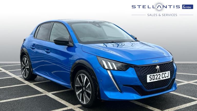 2022 Peugeot 208 50kWh GT Hatchback 5dr Electric Auto (7kW Charger) (136 ps) Hatchback Electric A...