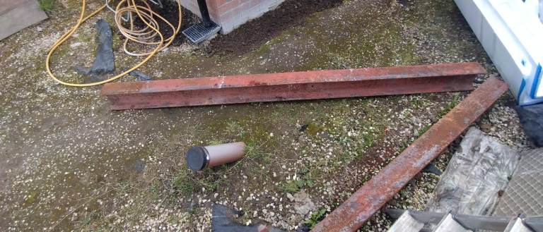 RSJ beam beam lintel.