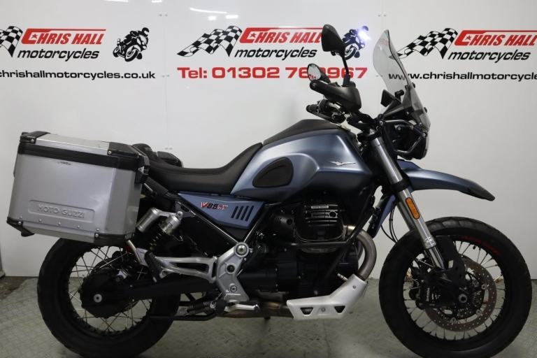 2019 Moto Guzzi V85TT, Luggage Fitted