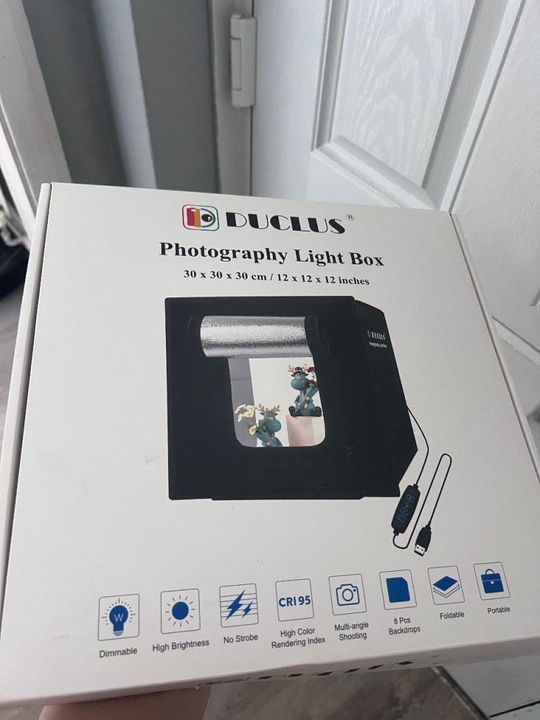 DUCLUS Photography Light Box 30x30cm – Brand New