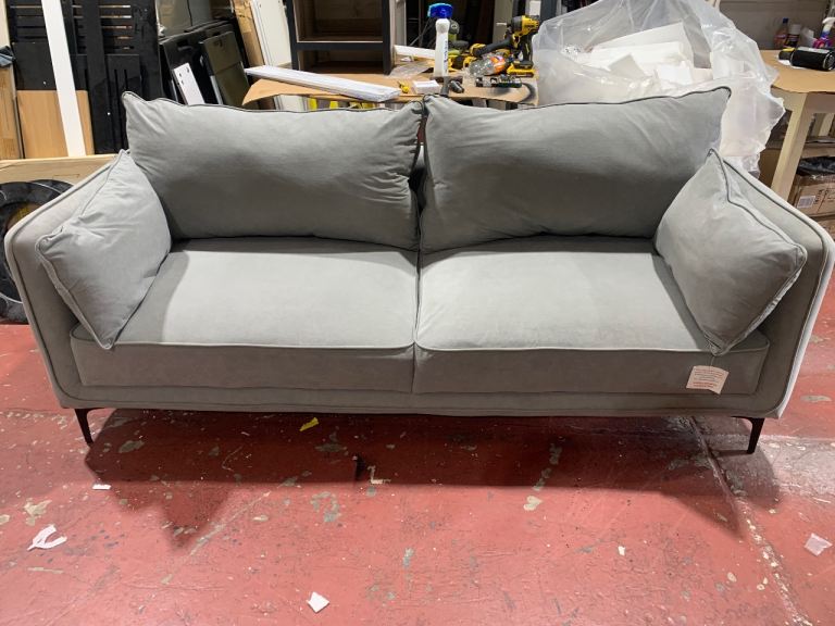 Grey Two-Seater Sofa – As Good As New
