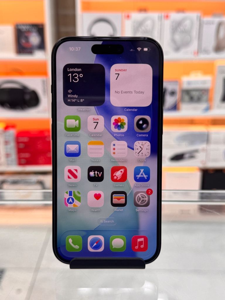 iPhone 15 128GB Black Titanium With Warranty 