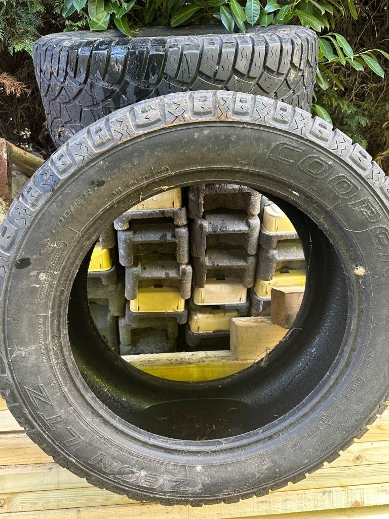 Cooper Zeon LTZ Tyres, Taken from a Ford Ranger. 285 50/R20   5/6 mm tread