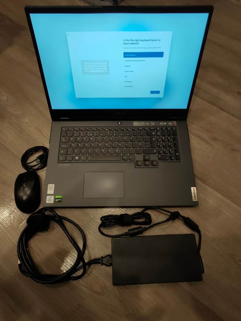 Lenovo Legion 5. Gaming laptop with 17" Screen, in Exc condition!
