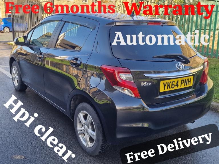 2014 Toyota Yaris Vitz,990cc 1.0 Auto,VVT-i Excel 5dr Hatchback Petrol Semi Automatic