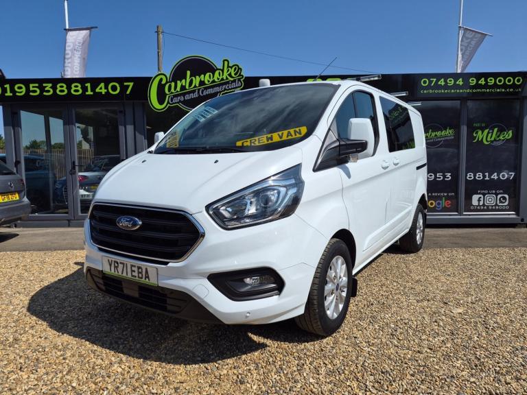 2021 Ford Transit Custom 2.0 EcoBlue 130ps Low Roof D/Cab Limited Van Auto PANEL VAN Diesel Autom...