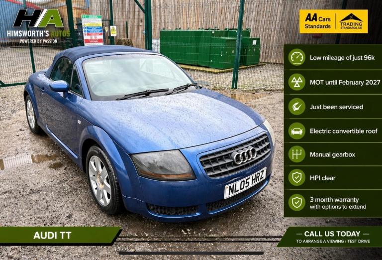 2005 Audi TT 1.8T Roadster 2dr CONVERTIBLE Petrol Manual