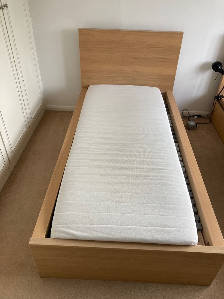 IKEA Malm single bed with storage drawers
