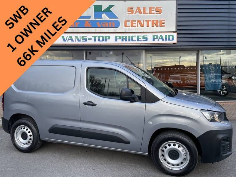 2022 Peugeot Partner 1.5 BlueHDi 1000 Grip Premium Standard Panel Van 5dr Diesel Manual SWB Euro ...