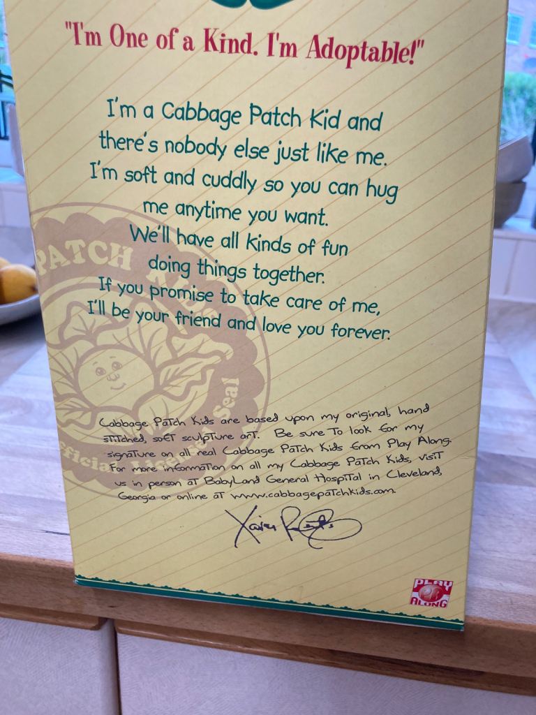 Vintage Cabbage patch kid 2004