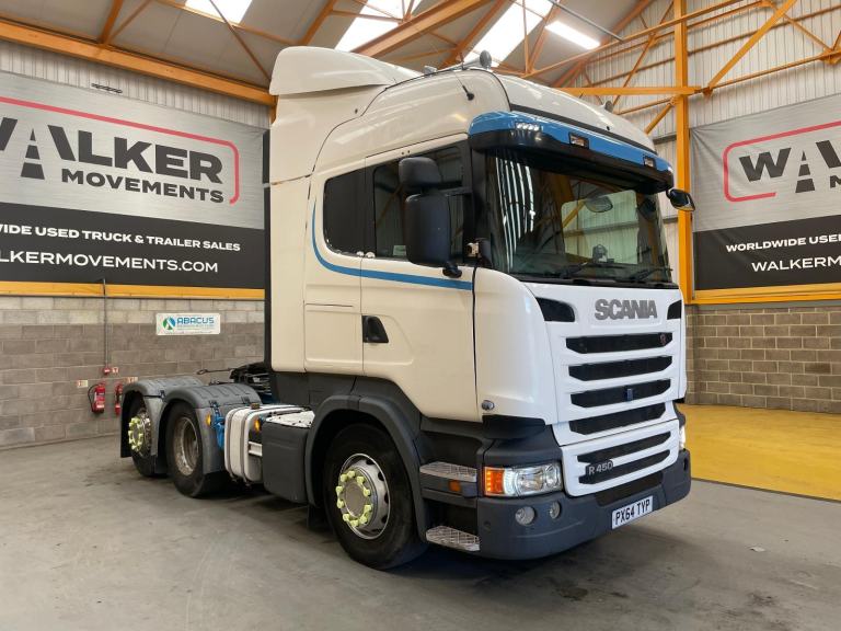SCANIA R450 *EURO 6* HIGHLINE 6X2 TAG AXLE TRACTOR UNIT – 2014 – PX64 TYP