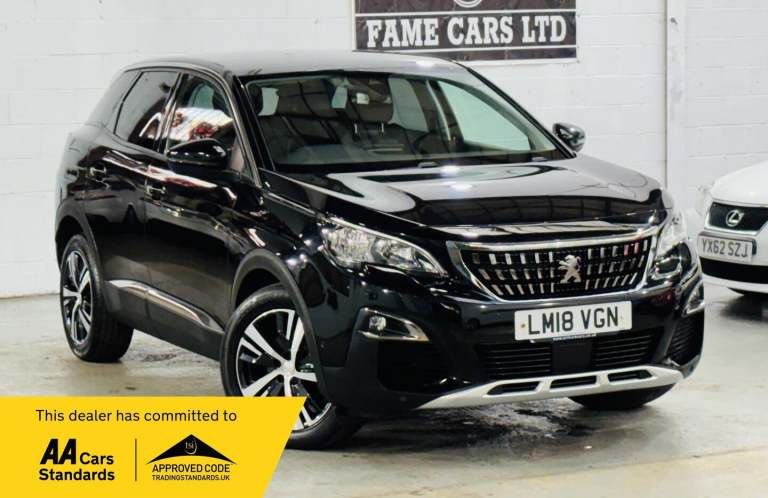 2018 Peugeot 3008 1.2 PureTech Allure Euro 6 (s/s) 5dr HATCHBACK Petrol Manual