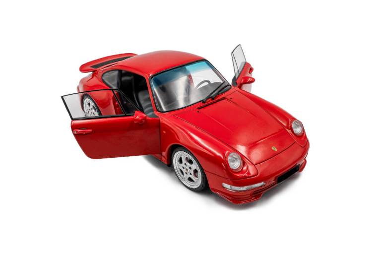 PORSCHE 911 TYPE 993 CARRERA RS - GUARDS RED - DIECAST 1/18TH - SOLIDO - NEW - SUPERB!
