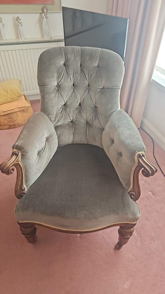 image for Vintage mahogany armchair 