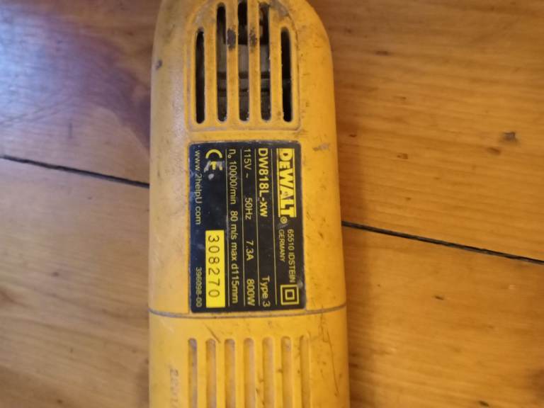 DeWalt angle grinder 