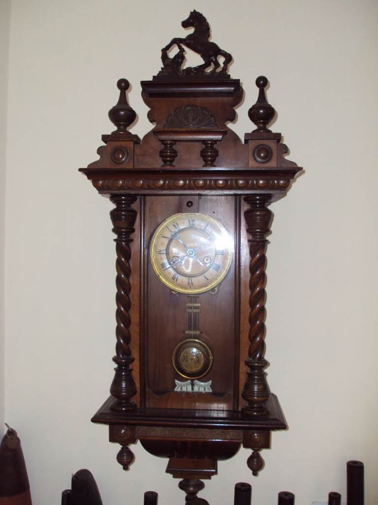 HAC Vienna wall clock  [genuine antique in full working order]