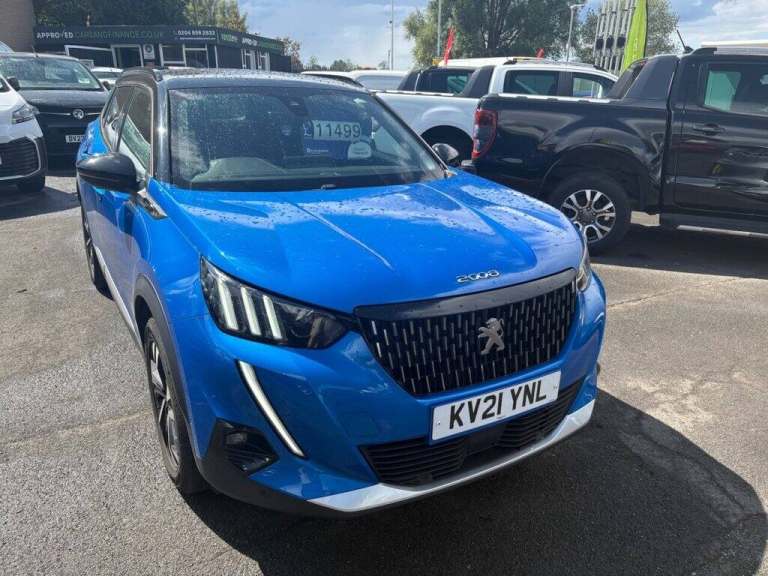 2021 Peugeot 2008 Blue 1.2 PureTech GT SUV, 44,800 miles, Euro 6, 6-Speed manual, 17in Alloys HAT...