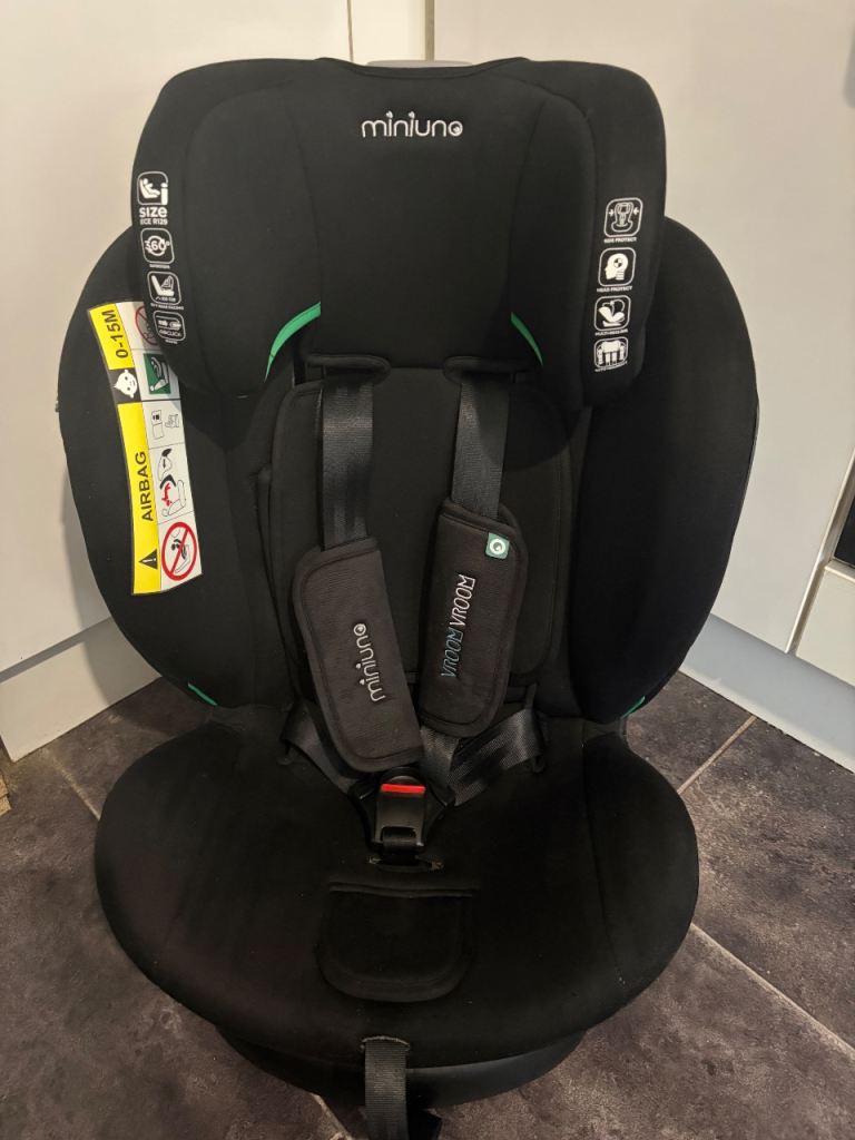 Miniuno isofix tilt/swivel car seat 