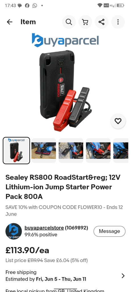 Sealy rs 800 jump pack