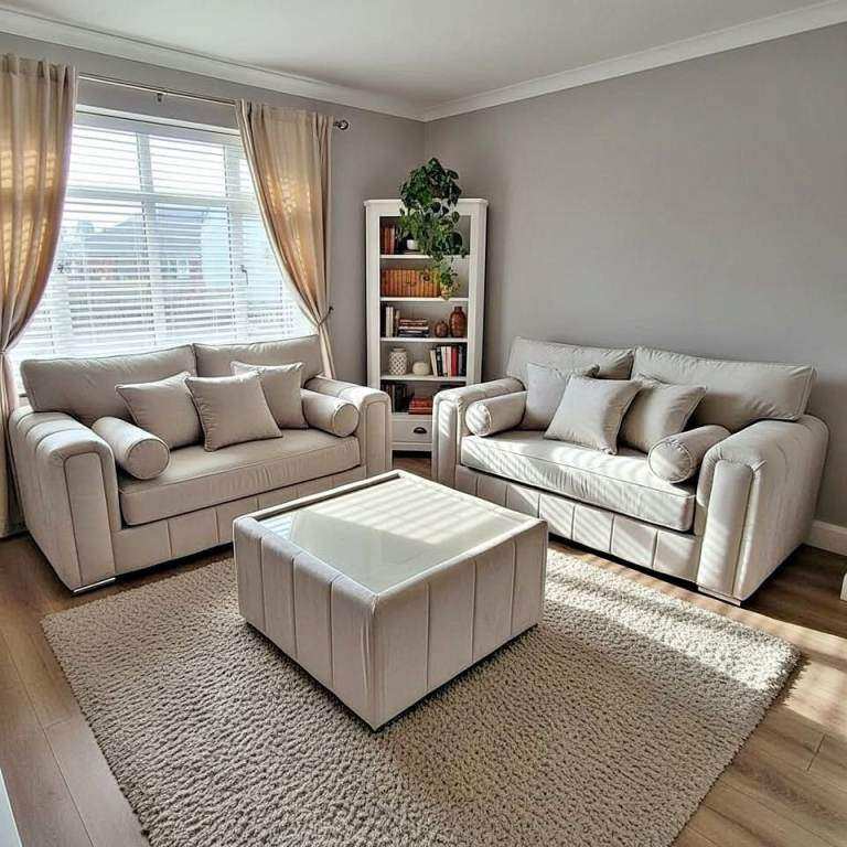 BRAND NEW LILLY 3+2 SOFA SET | Luxury Velvet Sofa | Modern Living Room Furniture | UK Delivery