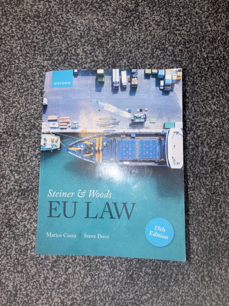 Steiner & Woods EU LAW 15th Edition Textbook – Good Condition