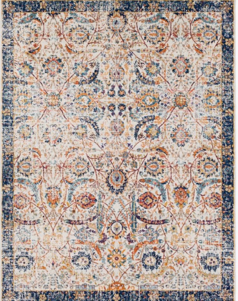New Floor Rug New Patterned Floor Rug Large Rug Multicoloured  Rug Wayfair Rug 