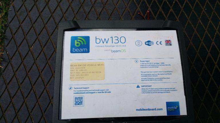 Mobile online Beam bw130 online wifi unit 