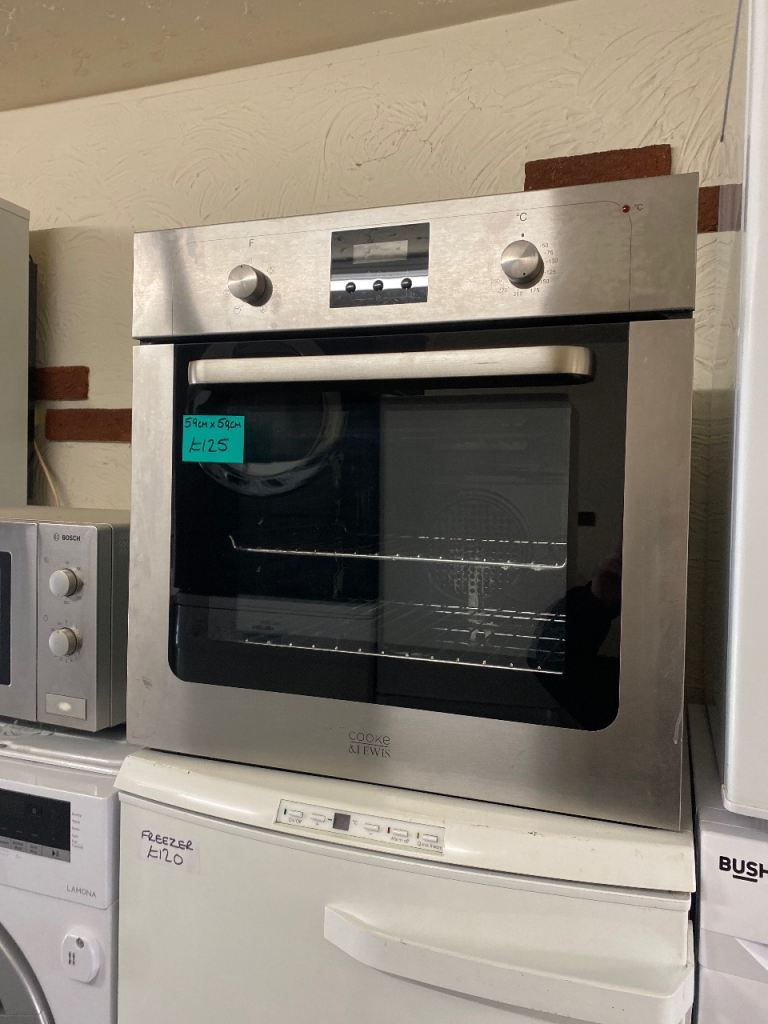🚚✅SILVER COOKE&LEWIS 59x59CM BUILT IN ELECTRIC OVEN DELIVERY AVAILABLE