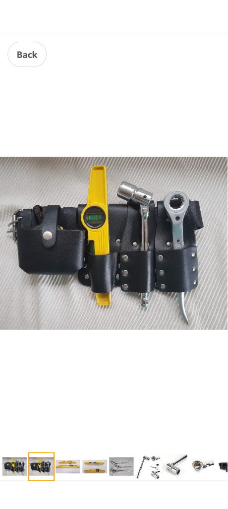 Scaffold top grain leather tool belt full complete tool kit for scaffolders
