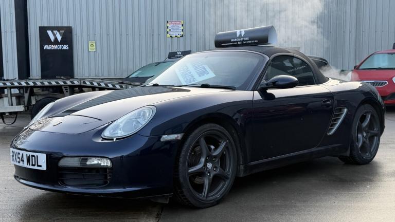 PORSCHE BOXSTER 2.7 987 Blue 2dr Convertible STUNNING+BOSE+HEATED LEATHER 2005