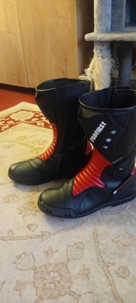 Profirst motorcycle boots 8 uk