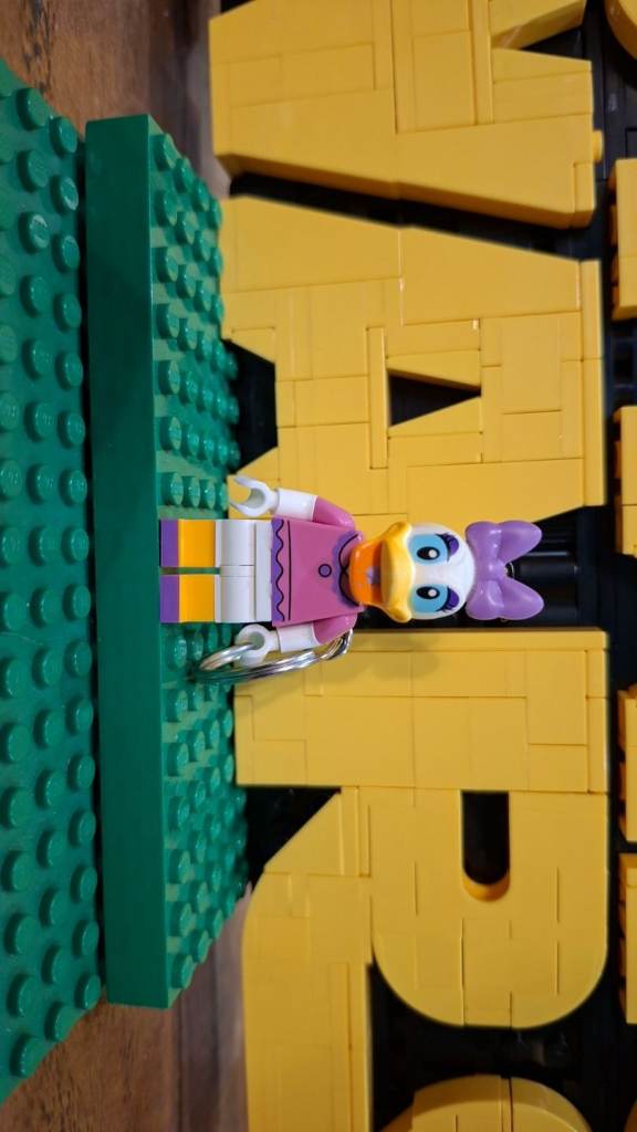 Daisy Duck Custom Keyring