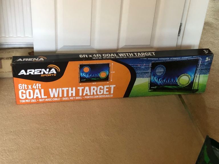 Arena Sports Goal with Target Soccer Football Training Kids Outdoor 