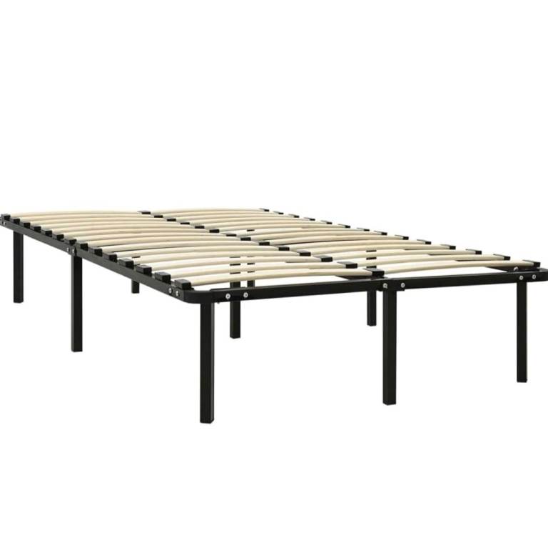 Modern Metal Bed Frame without mattress for sale - black colour