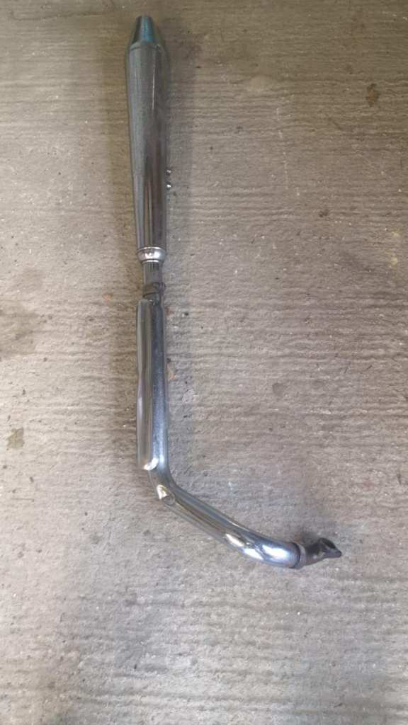YAMAHA XVS 125 DRAGSTAR 2000-2004 LOWER EXHAUST/HEADERS/DOWNPIPES/SLIP ON CAN