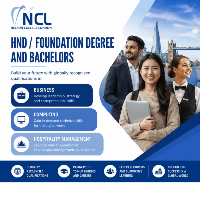 Degree Level Classes (Computing, Business, Hospitality Management)