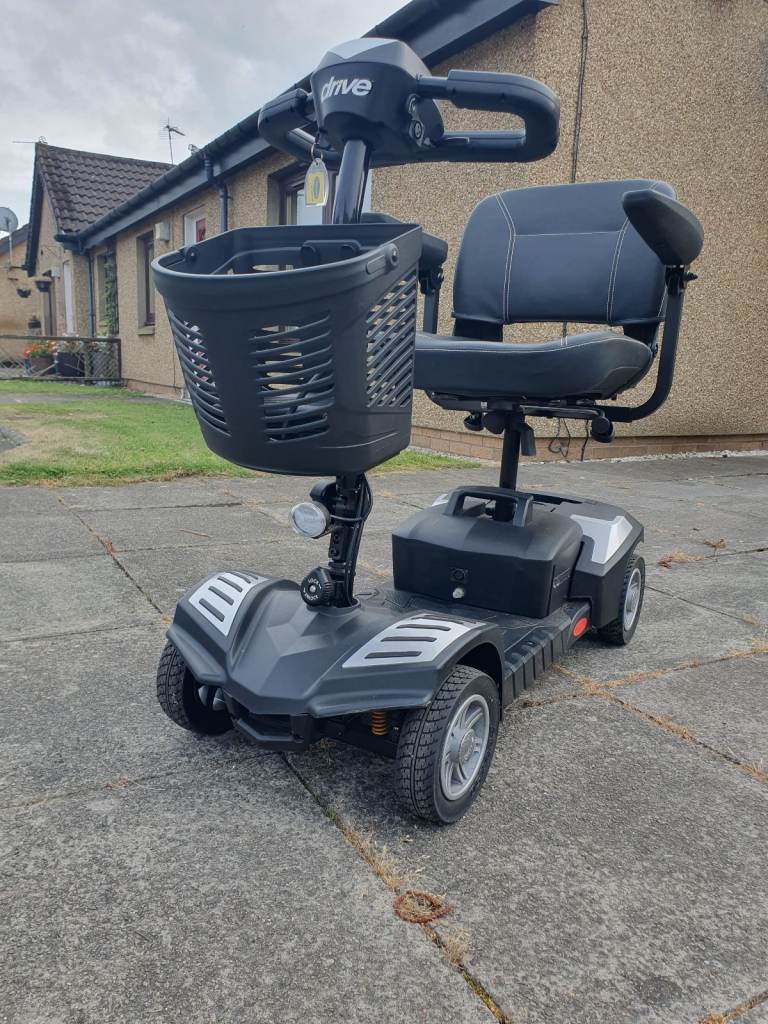 As new mobility scooter folds down full suspension can deliver