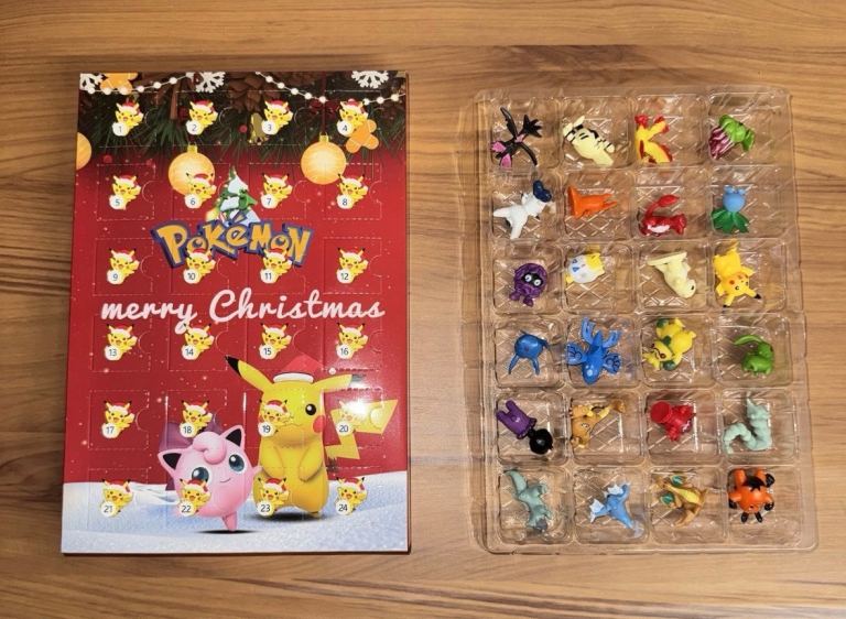 Pokemon Mystery Toy Mini Figure Christmas 2025 Advent Calendar Xmas NEW Pikachu