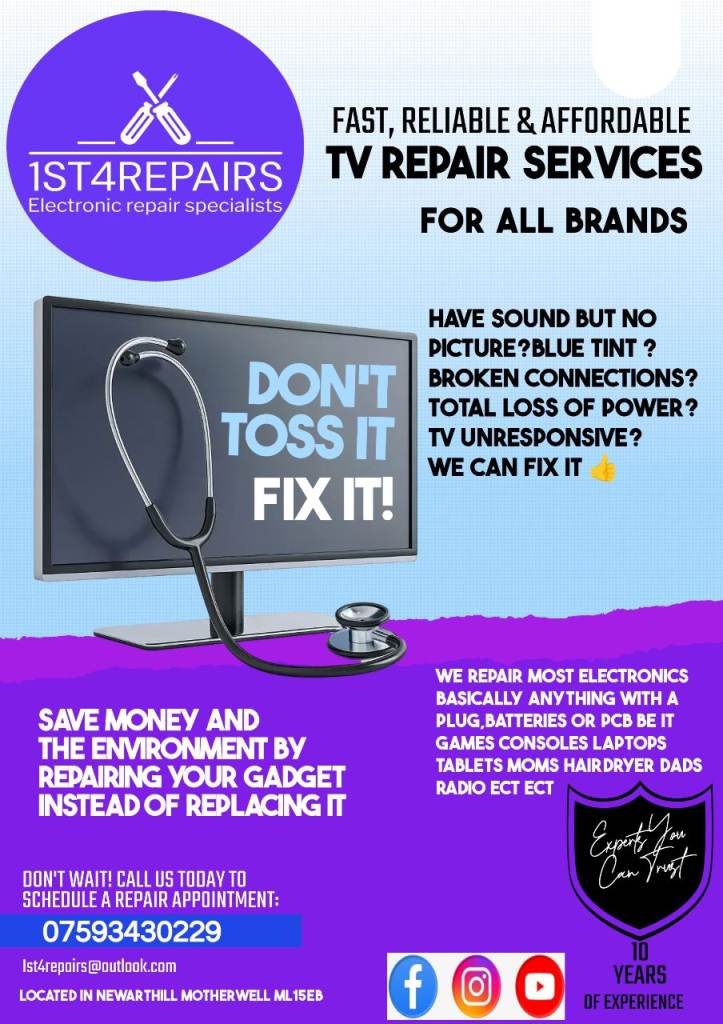 📺🛠 All makes and models fixed🛠📺