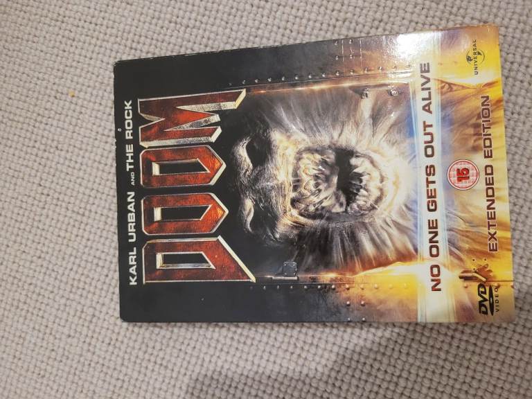 DOOM (2005) – Extended Version – Karl Urban & The Rock – DVD – Excellent Condition