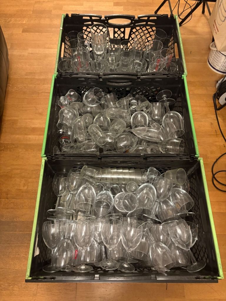 Restaurant/ Party Glassware 200 pcs 