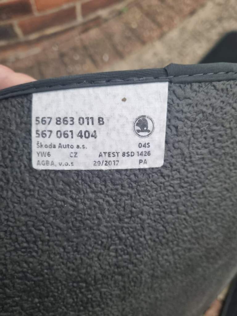 Skoda kodiaq official carpet car mats 