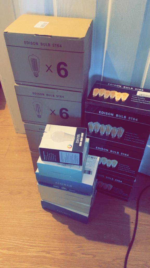 Smart Bulbs & Edison Light Bulbs (Brand New)