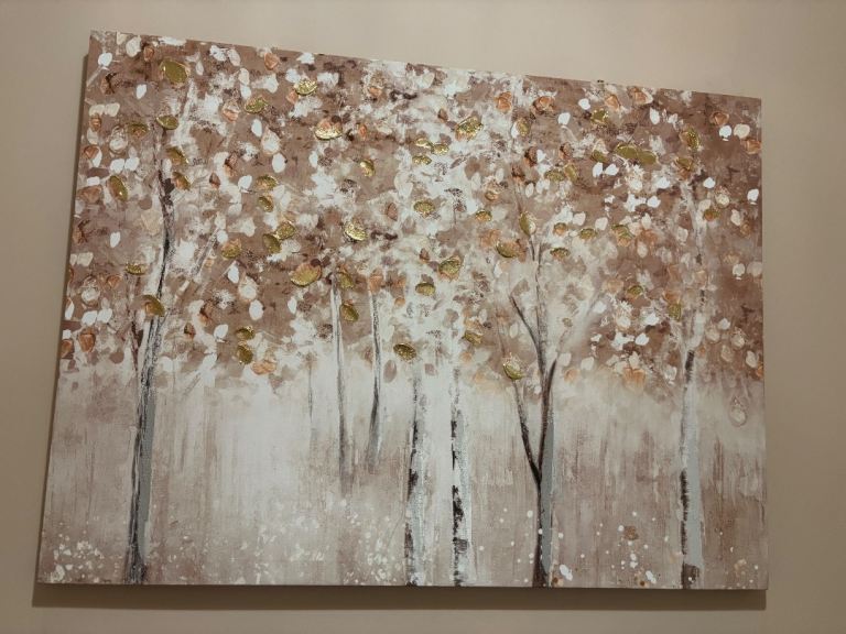 Wall Canvas of autumn birch trees