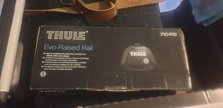 Thule evo raised rail roof bars
