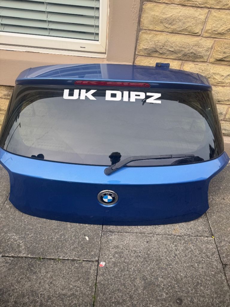 BMW F20/F21 1 Series Tailgate / Boot Lid Estoril Blue – Rear Wiper & Spoiler – 2015 M Sport