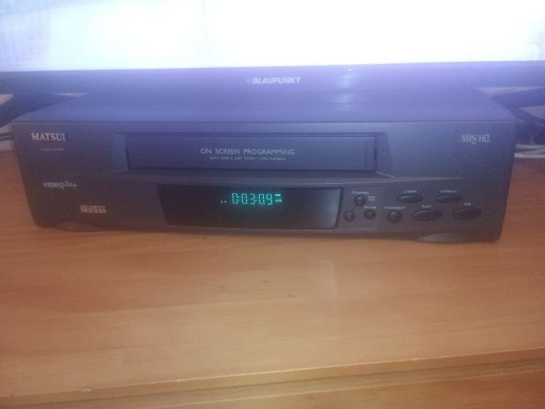VHS player with remote fully working 