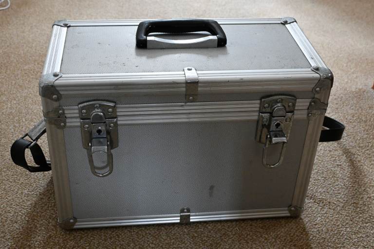  Flight Case L390xW190xH270mm Protective Storage Box for Tools & Equipment