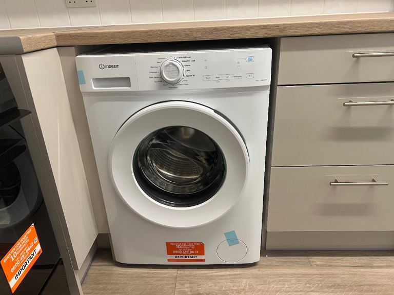 SOLD—-Brand new-Indesit MyTime freestanding front-loading washing machine