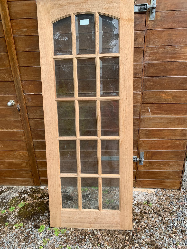 Glazed internal oak door 